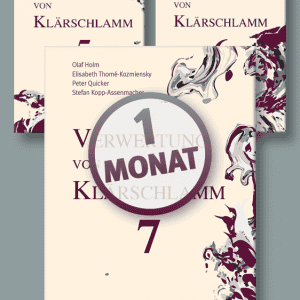 Monatslizenz für Fachartikel der Reihe "Verwertung von Klärschlamm"